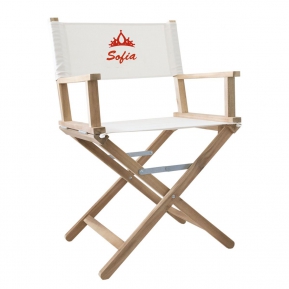 SILLA TIPO DIRECTOR DE MADERA COLOR VERDE PISTACHO