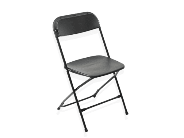 SILLA PLEGABLE EVENTOS NEGRA